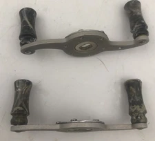 2-Vintage Pflueger Cub Fishing Reel No. 2542 Cranking Marble Handles