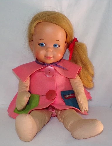 1966 Teachy Keen Doll Pull String Talker Mattel Kids Clothes Teacher TLC