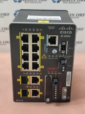 Cisco Ethernet Switch IE-2000-8TC-G-B, Grade B, SKU 22489