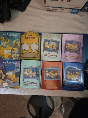 #ad simpsons dvd box set 1 8 $180.00