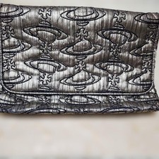 Pochette Vivienne Westwood stampa all over logo sfera donna Giappone usata