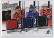 2022-23 SP Game Used Evgeny Kuznetsov Andrei Vasilevskiy Kirill Kaprizov 1kx2