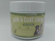 AlphaVine Skin  Coat Chews, For Dogs, 100 Grain, 250 G