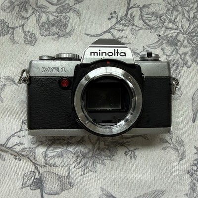 Vintage Minolta XG-1 35mm SLR Film Camera Body Only 80s Retro Photography Parts