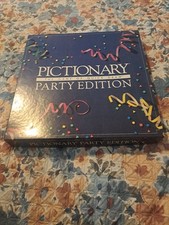 Pictionary Party Edition Vintage (1989) Board Game Made In USA Pre-owned Complet