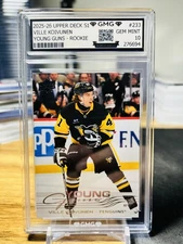 2025-26 Upper Deck Ville Koivunen Young Guns Rookie #233 GMG Graded 10 Gem Mint