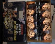 Texas Chainsaw Massacre Leatherface Head Lites Handpainted Decorative Light Set