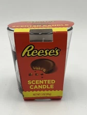 Reeses Candy Scented Candle 3 Oz Free Shipping