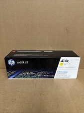 Genuine HP 414X Yellow High-yield Toner Cartridge Works with HP Color LaserJet