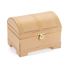 Fun Express DIY Paper-Mache Mini Treasure Chests - Set of 12
