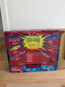 Nintendo Virtual Boy Video Game Console VUE-001 Red with 9 games + AC Adapter 