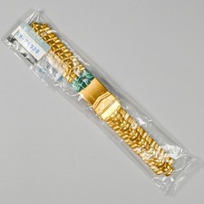 NOS Citizen Men's Gold Tone 18mm Bracelet Band 59-76028 for Watches 4-S49348 