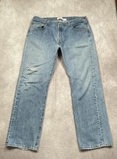 Vtg Levi's 501XX Denim Jeans Pants Men 40X32 Distressed Straight Leg Button Fly