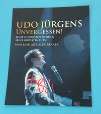 Alex Parker  ( Udo Jürgens )  20 x 25 cm  -  signed, original Autogramm !!!
