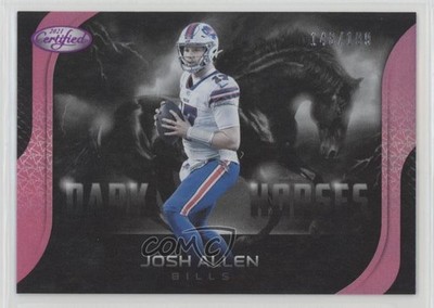2021 Certified Dark Horses Mirror Pink 143/199 Josh Allen #DH-14 1o7k
