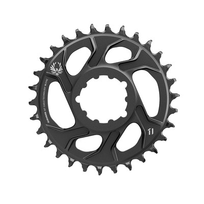 SRAM Chain Ring X-Sync 2 Direct Mount 6mm Offset Cold Forged Aluminum Black 34T
