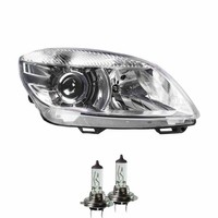 Scheinwerfer Rechts H7/H7 Chrom FüR Skoda Roomster Fabia II Combi Inkl. Lampen