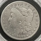 1882 P Morgan Silver Dollar Ungraded Silver Coin - Philadelphia Mint