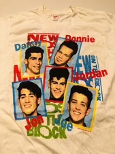Vintage Dead Stock Never Worn 1989 New Kids On The Block Tour T Shirt Hanes Tag