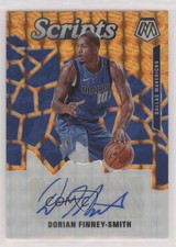 2019-20 Panini Mosaic Scripts Orange Prizm Dorian Finney-Smith #SC-DFS Auto 04ag