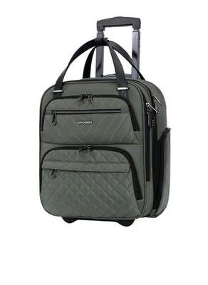 KROSER Carry On Underseat Multi-functional 16-inch Underseater W/Lock,wheels NWT