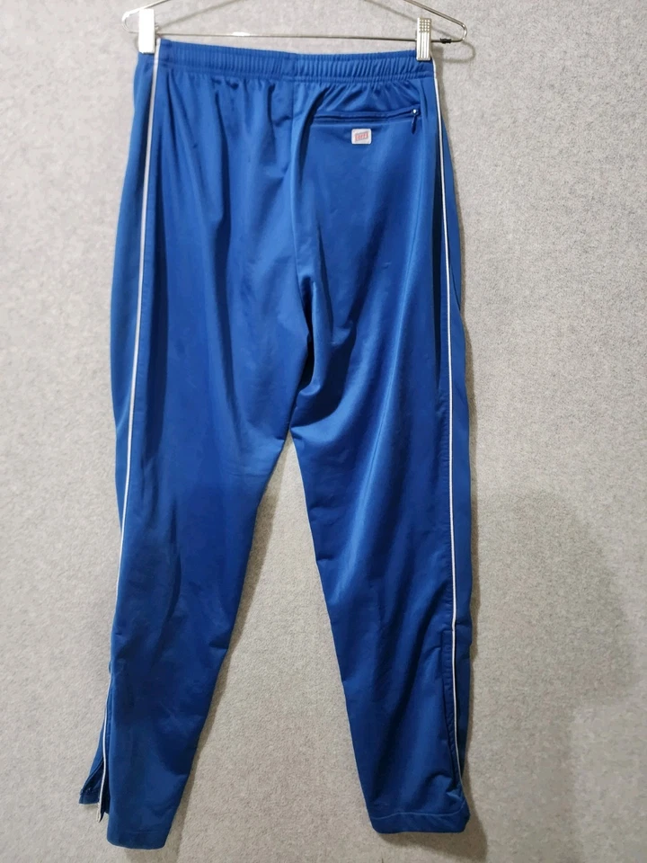 soffe royal blue stripe pants medium Unisex 30"waist X 32" Length Zip Bottom - Image 2 of 4