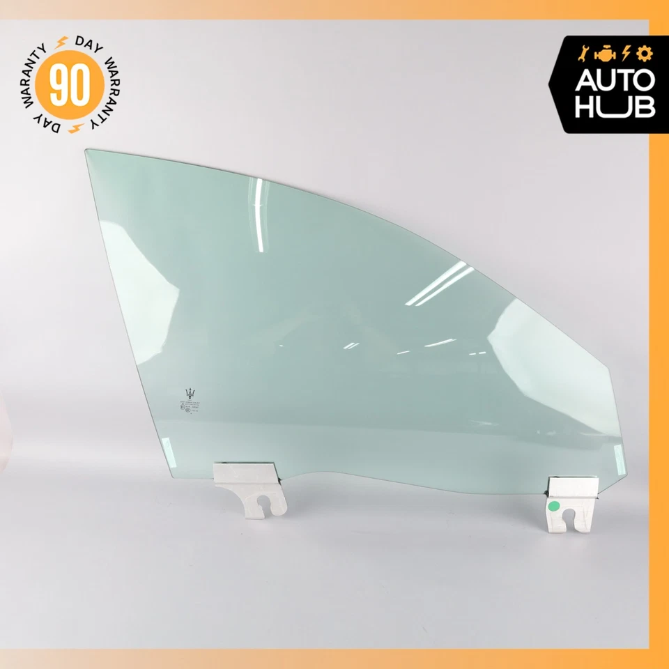 14-22 Maserati Quattroporte M156 Ghibli puerta delantera derecha ventana vidrio OEM Foto 2 de 4