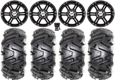 ITP SS212 14" Wheels Black 30" Moto MTC Tires Polaris RZR XP 1000 / PRO XP