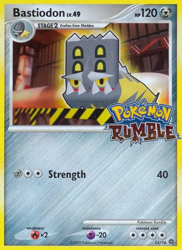 Bastiodon - 14/16 - Pokemon Rumble Holo NM