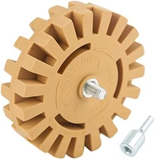 4 Inch Rubber Eraser Wheel for Decal Removal