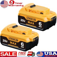 2Pack 6.0Ah 20V XR Lithium Battery For DCB206-2 DCB205-2 DCB201