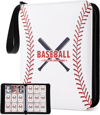 Baseball Card Binder with Sleeves 900 Pockets, Gifts for Baseball Card Collector