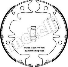 METELLI 53-0444 Handbremsbeläge für TOYOTA CELICA (ST20, AT20) für LEXUS ES (V4)