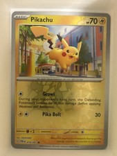 Pikachu 018/091 SV: Paldean Fates Reverse Holo