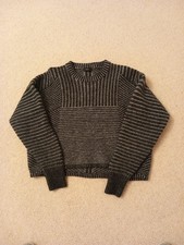 Great JOSEPH 100% Merino Wool Crop Top Grey SIZE S LOVELY COND.ptp 20" L 18"