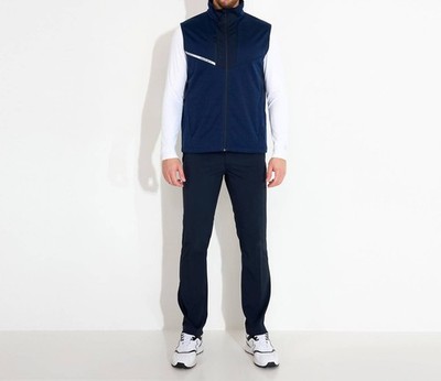 Abacus Sportswear Us Ardfin Softshell Mock Neck Golf Vest Navy