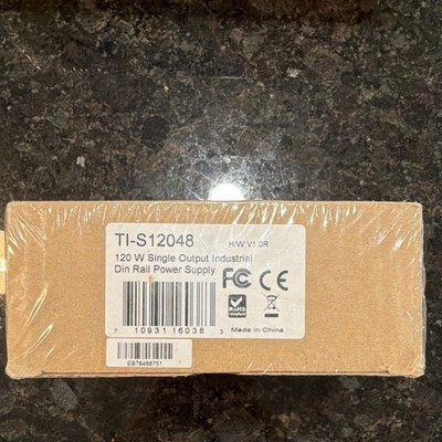 TrendNet TI-S12048 120W 48V Industrial DIN Rail Power Supply New Sealed
