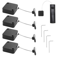 Retractable Remote Control Holder Tether Lock 3 Pcs 6.5ft Heavy-duty Lanyard...