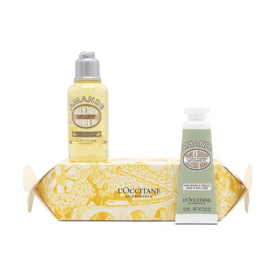 L'Occitane Mandel Duschöl 35ml & Handcreme 10ml Böller Set