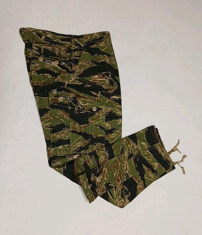 USGI TIGER stripe Cargo Army Fatigue Combat Trouser New Large-Regular. 8 Pocket
