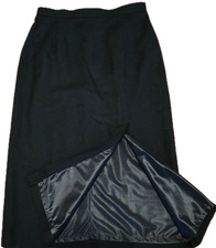 NWT Sag Harbor Green Midi Skirt 100  Woolmark Pure New Wool Size 16 Waist 32in