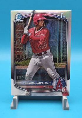 #ad 2025 Topps Bowman Chrome Gabriel Davalillo #BCP 178 Refractor 499 1st HD $2.32