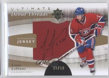2011-12 Ultimate Collection Debut Threads 30/50 Louis Leblanc #DT-LL Auto 9cb