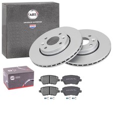 ABS BREMSSCHEIBEN 258mm + BELÄGE VORNE passend für RENAULT CLIO IV 4