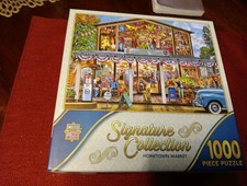 MasterPieces HOMETOWN MARKET 1000 Pc Puzzle Signature Collection 24x18" Complete