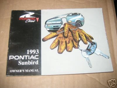 Pontiac Sunbird 1993 manual de dueños 93 excelente dueño - Imagen 1 de 1