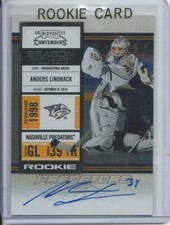 2010-11 Playoff Contenders Anders Lindback Auto Rookie Card RC #143 Mint