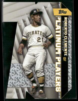 2021 Topps Roberto Clemente Platinum Players Die Cut Platinum Anniversary #/70