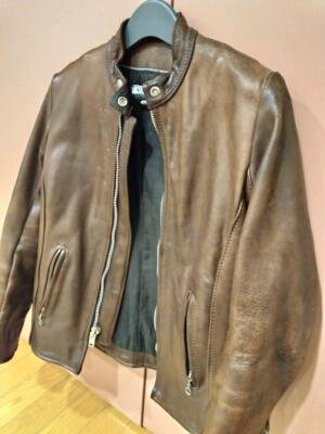 VANSON Leather Single Riders Blouson Jacket men 10 TALON