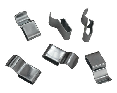 10 x Chassisklemme klein 28 x 12 x 0,6 mm - Kabelhalter